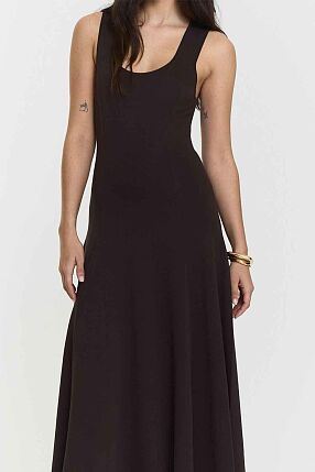 DEFNEN KNITTED DRESS COFFEE