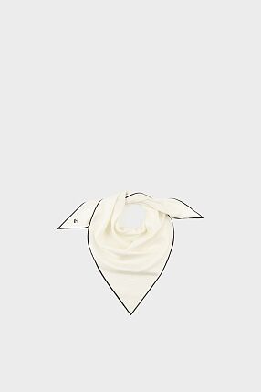 ERINNA SILK SCARF OFF WHITE