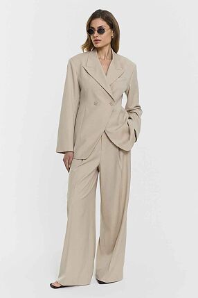 HENNY TROUSERS LT BEIGE MELAN