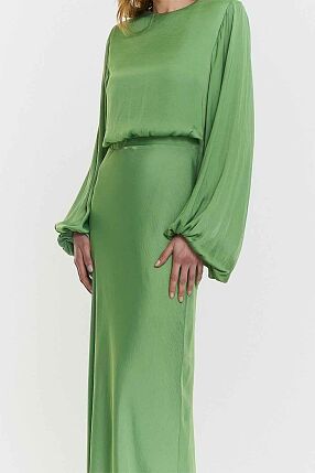JULIETTE DRESS JADE GREEN