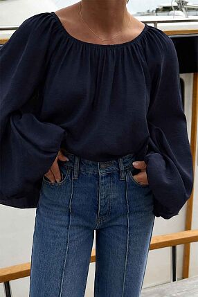 LAVA BLOUSE NAVY