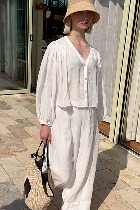 LEJA BLOUSE WHITE