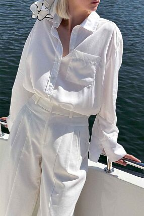 LILIA TROUSERS IVORY