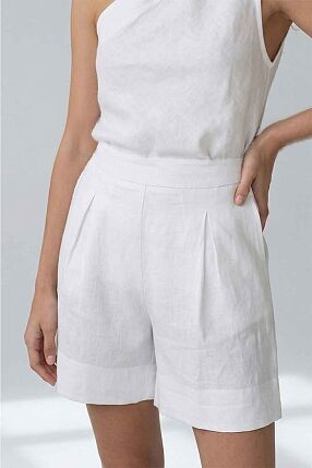 LINEN SHORTS