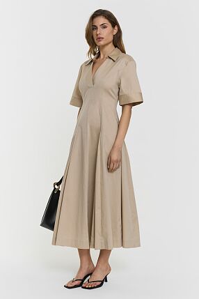 LOU DRESS BEIGE