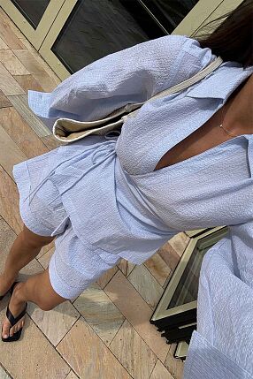 LUSIN SHORTS PALE BLUE