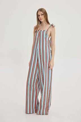MICAELA JUMPSUIT LIGHT BLUE STRIPES