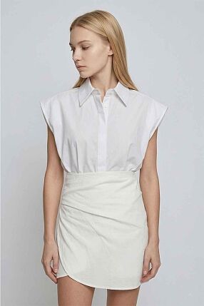 SHORT PAREO WHITE