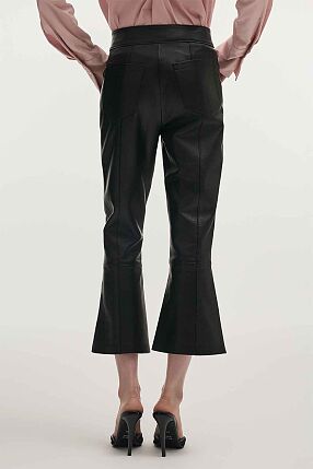 TEMPEST LEATHER CAPRI TROUSERS