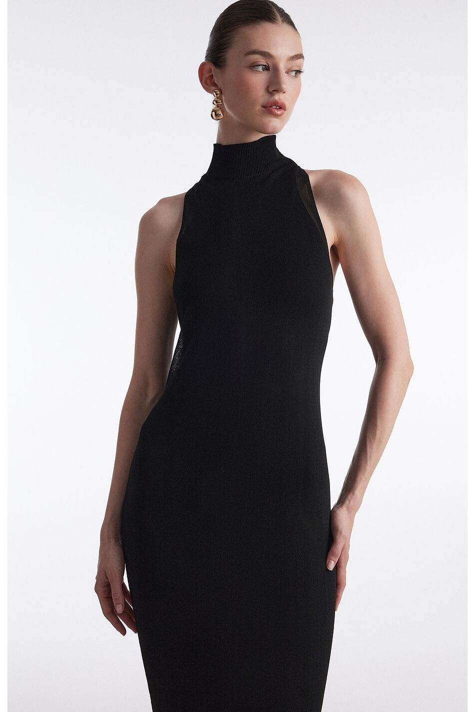 No.26 KNITTED MIDI DRESS