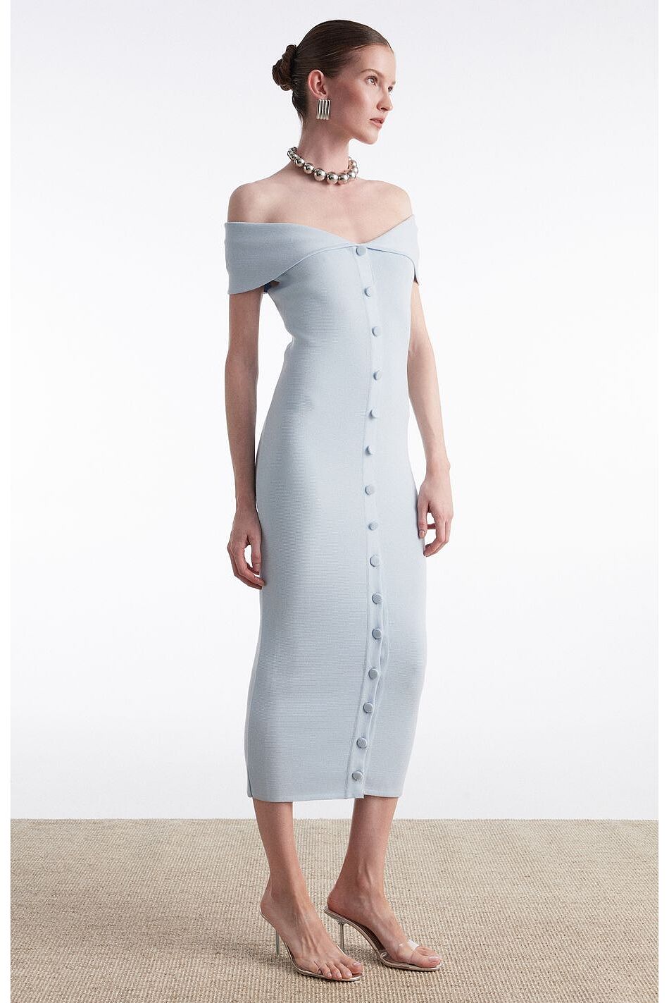 FINE LINE KNITTED DRESS