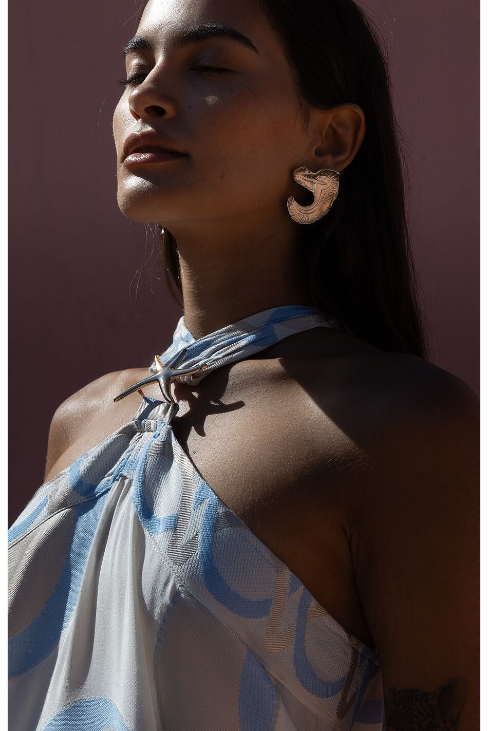 RESORT REVERIE HALTER DRESS