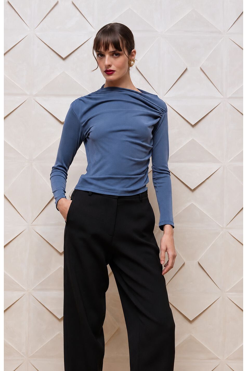 ELARA DRAPED TOP