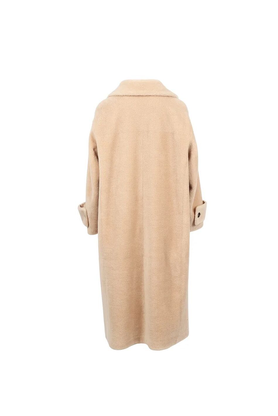 CHARLOTTE LILLY FUR SUEDE-WOOL COAT