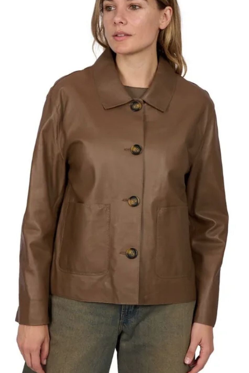 HOUSTON SHEEPSKIN LEATHER JACKET