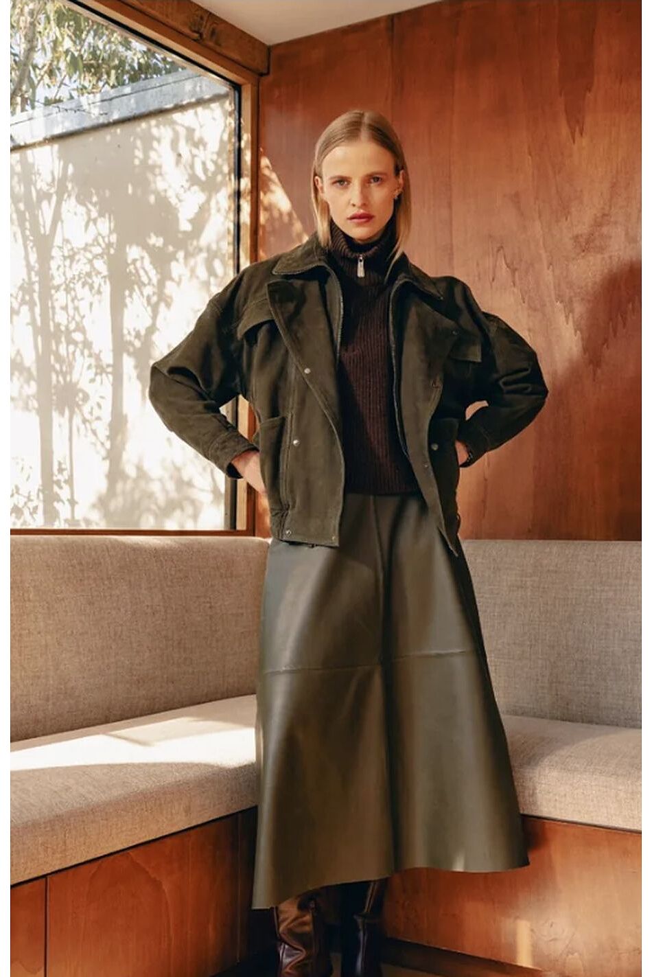 MISOKA SHEEPSKIN LEATHER JACKET