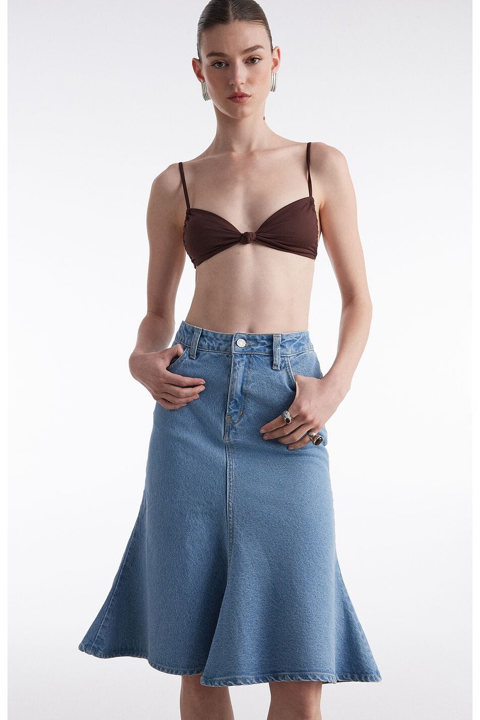 SILLA DENIM SKIRT