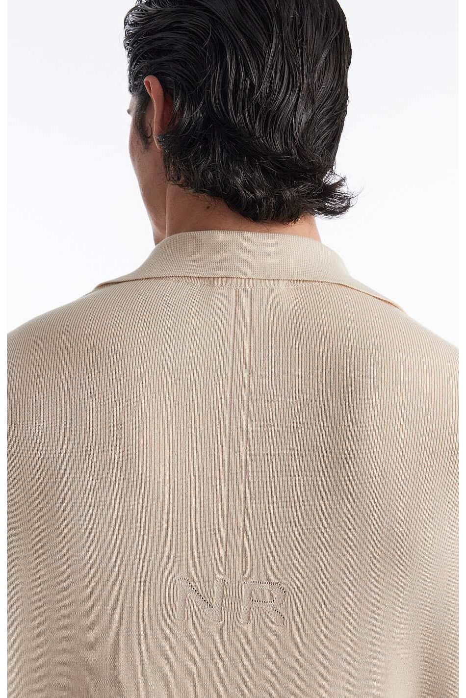 FINE LINE KNITTED POLO SHIRT