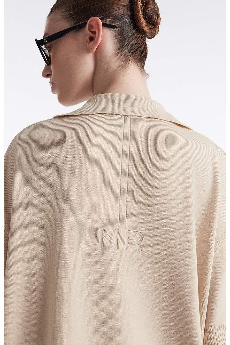 FINE LINE KNITTED POLO SHIRT