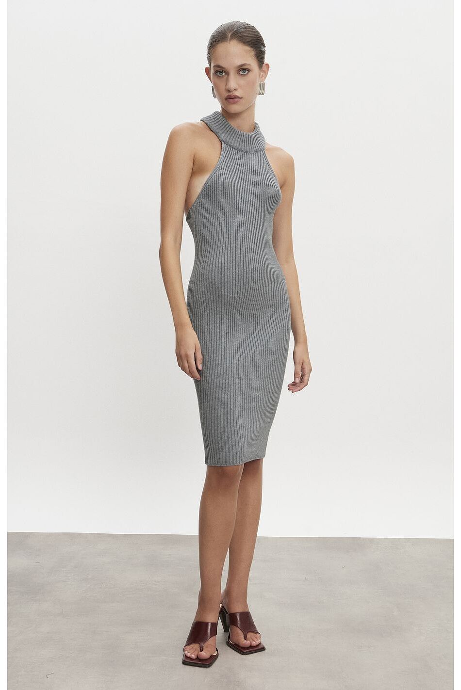 EVA KNITTED MIDI DRESS