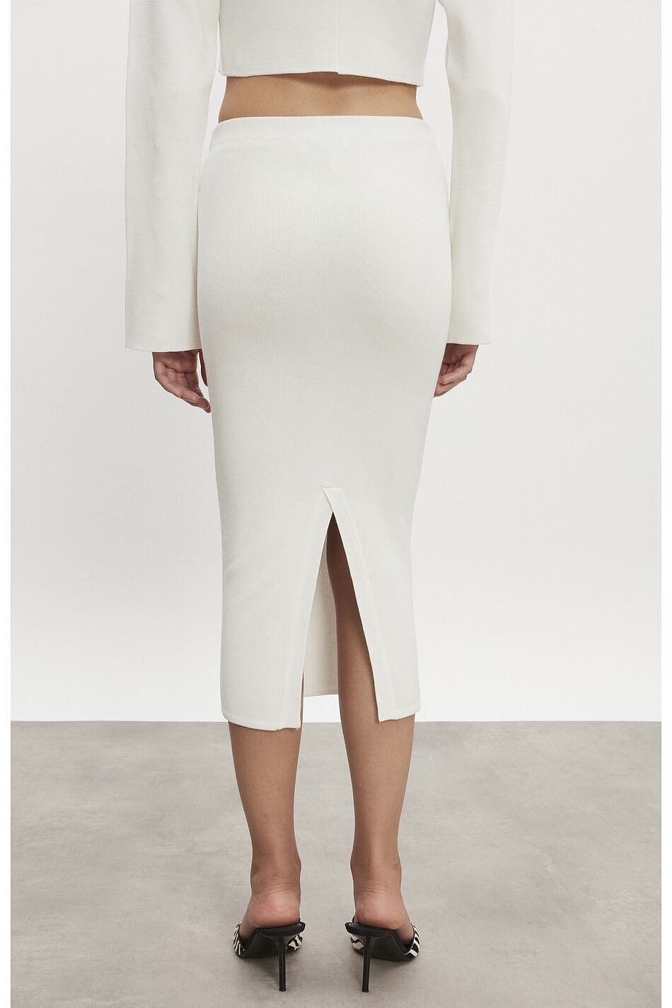 HEAVEN KNITTED MIDI SKIRT