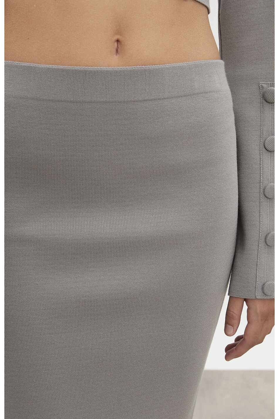 HEAVEN KNITTED MIDI SKIRT