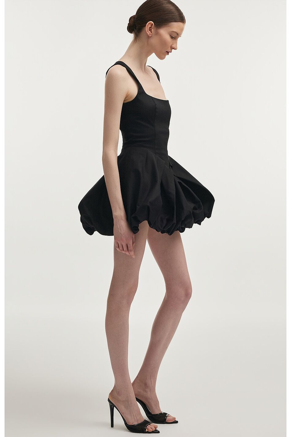 HIBISCUS BUBBLE MINI DRESS