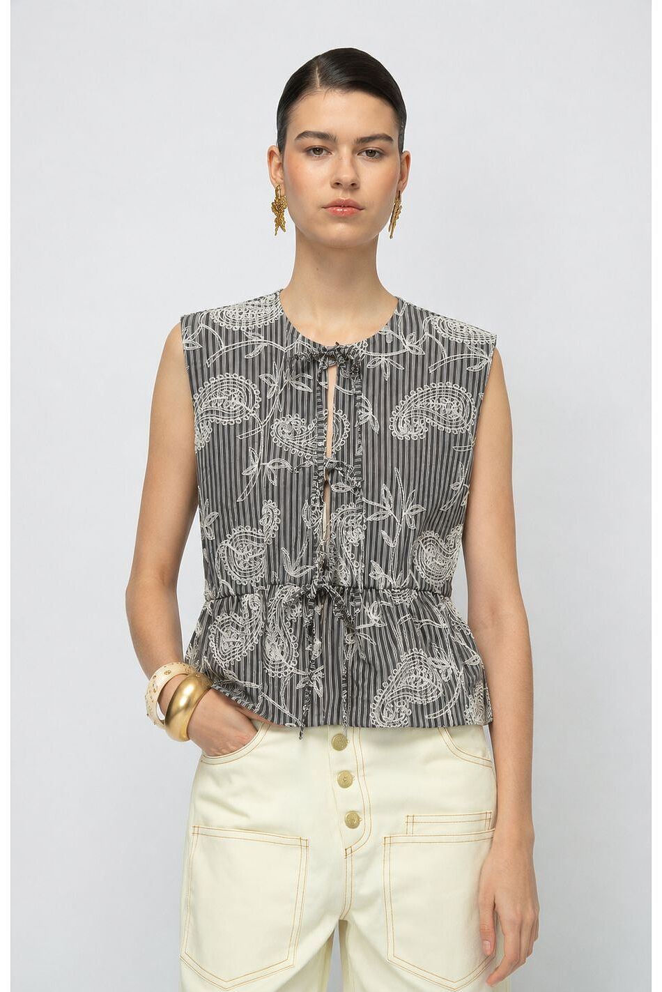 BEACH CLUB BROWN TOP