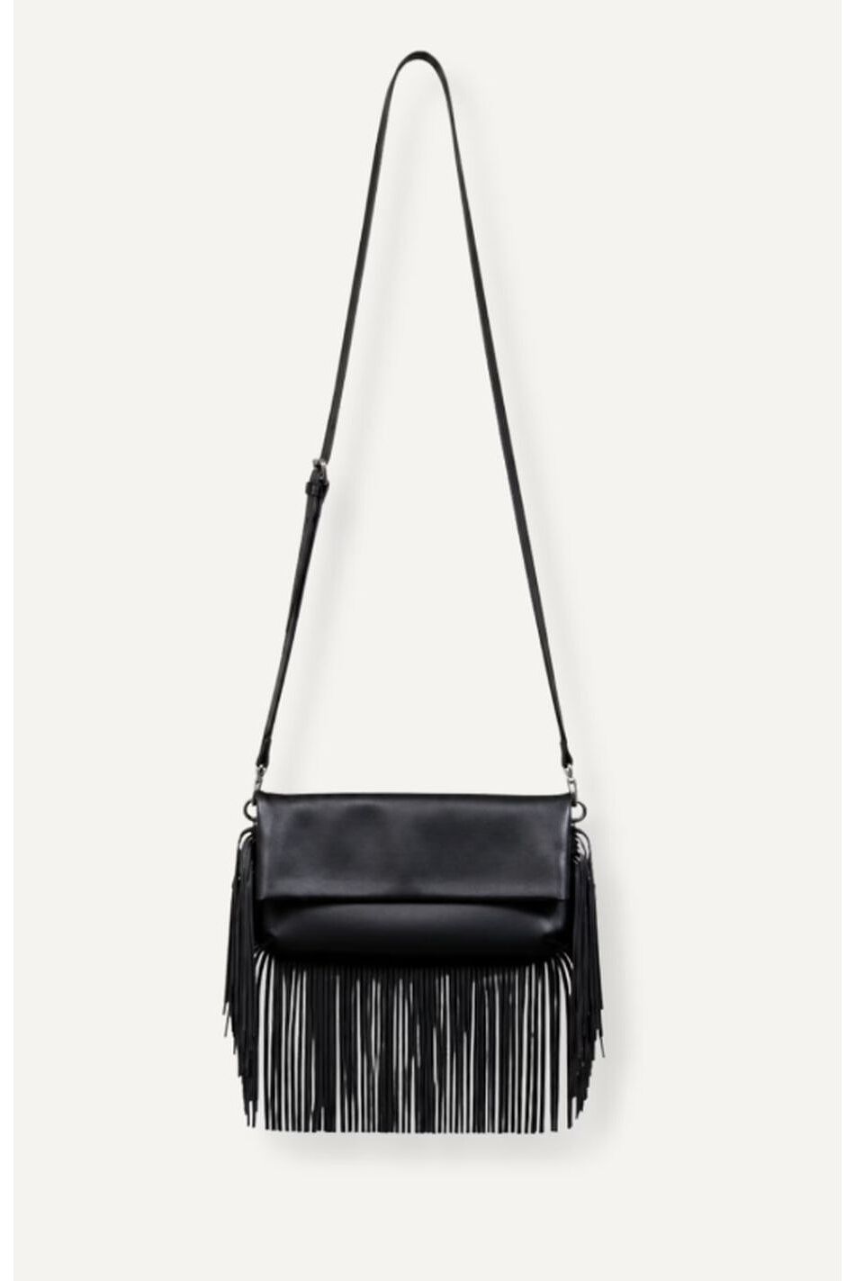DISA FRINGE LEATHER CLUTCH 100% GENUINE LEATHER
