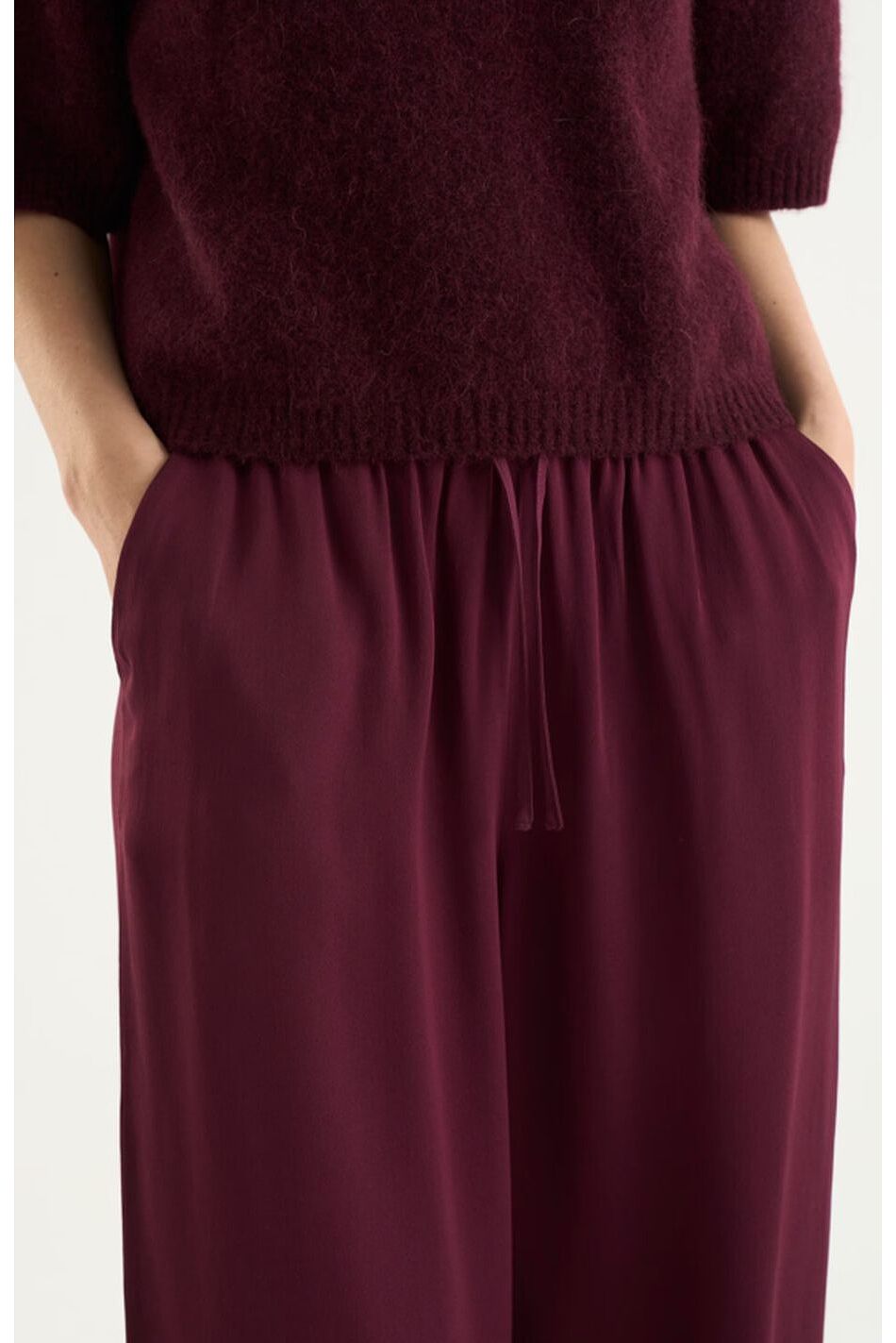 ENNA SATIN TROUSERS