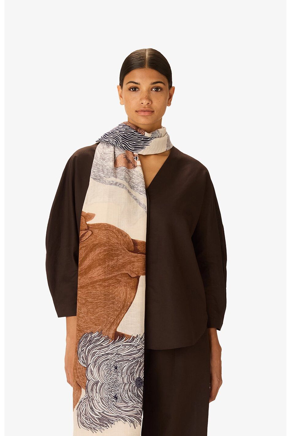 SCARF / ETOLE 100 COTTON TOUTOU