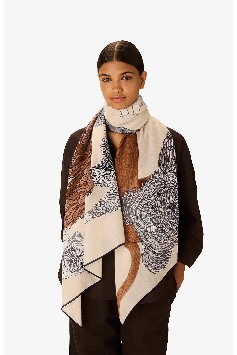 SCARF / ETOLE 100 COTTON TOUTOU