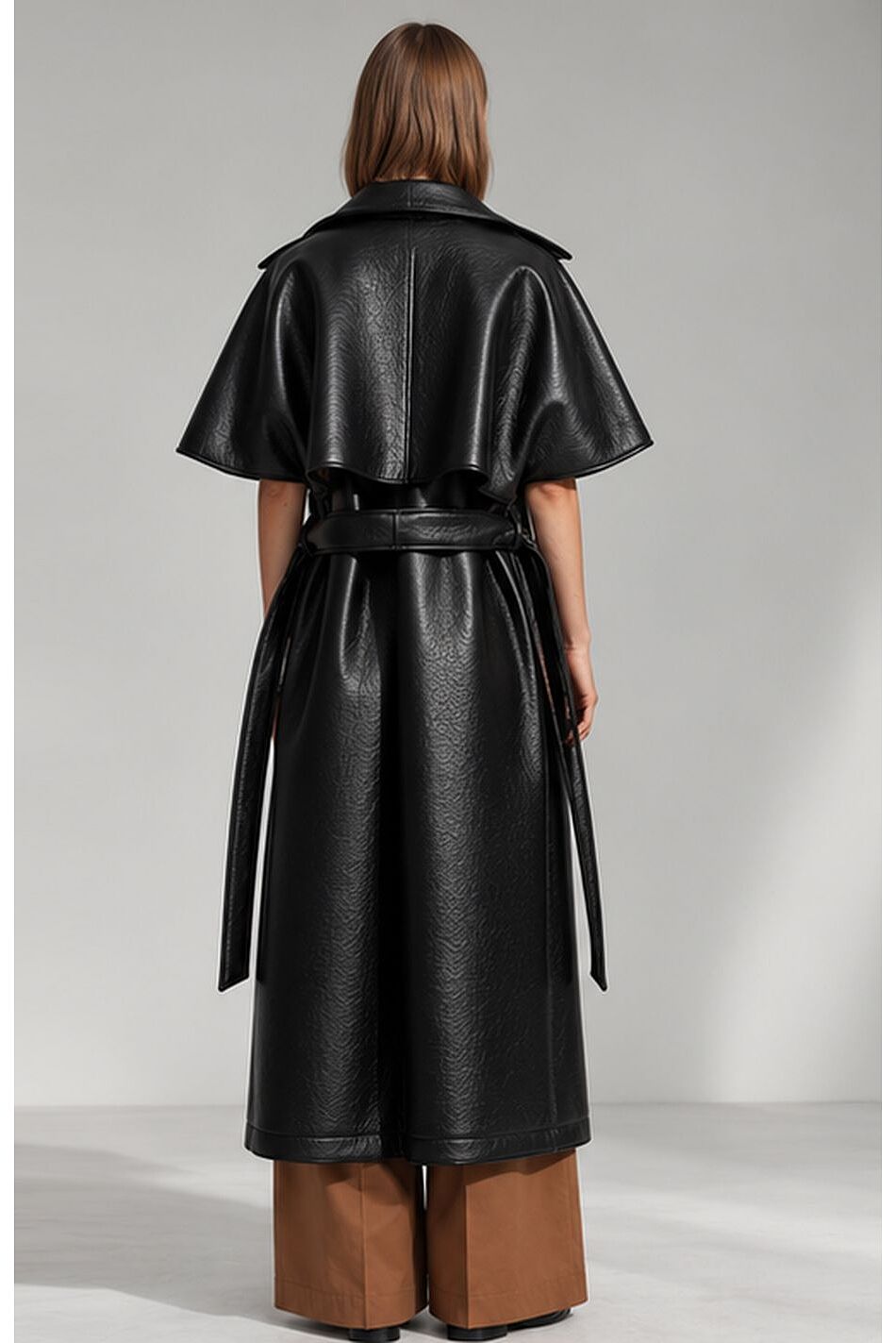 LEATHER TRENCH