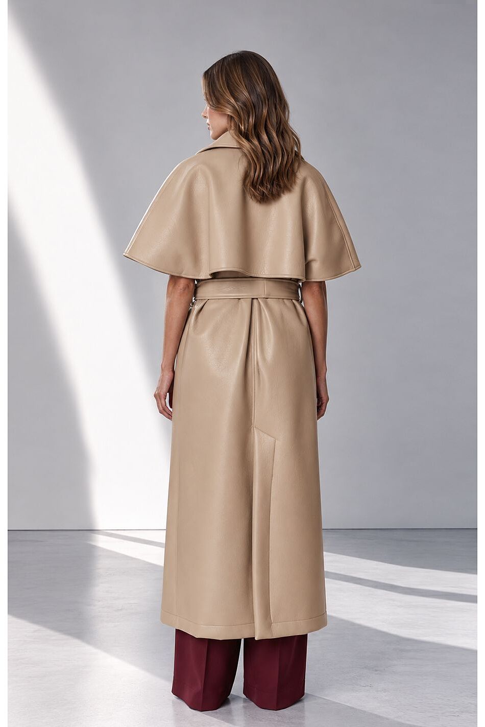 LEATHER TRENCH