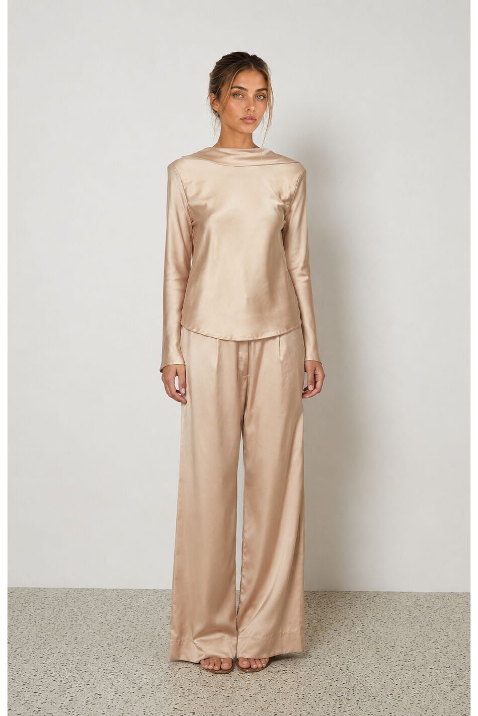 SLEEK SATIN PANTS