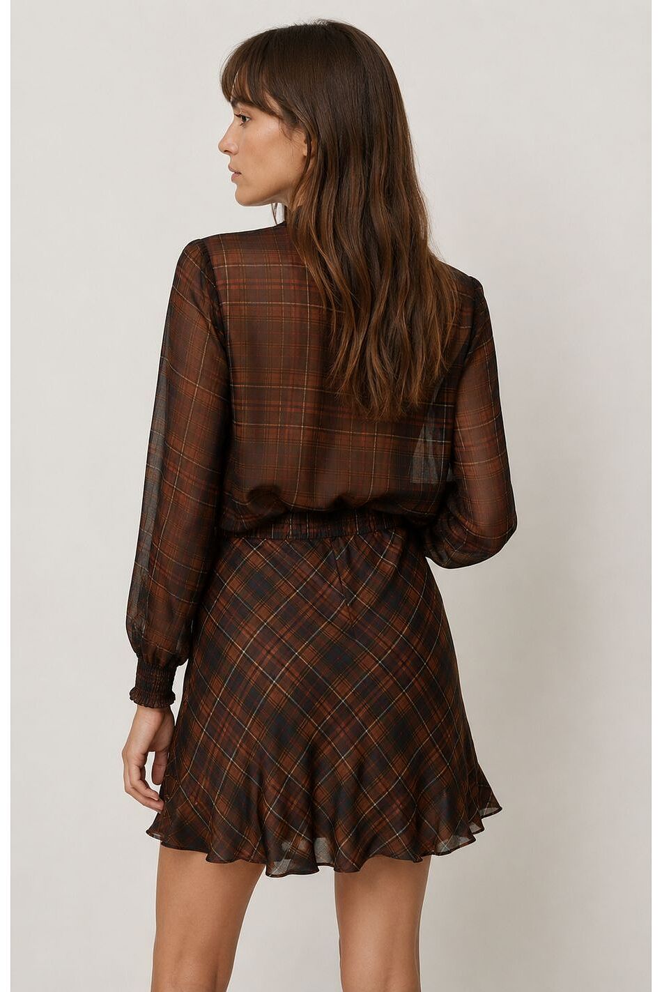 PLAID MINI SKIRT