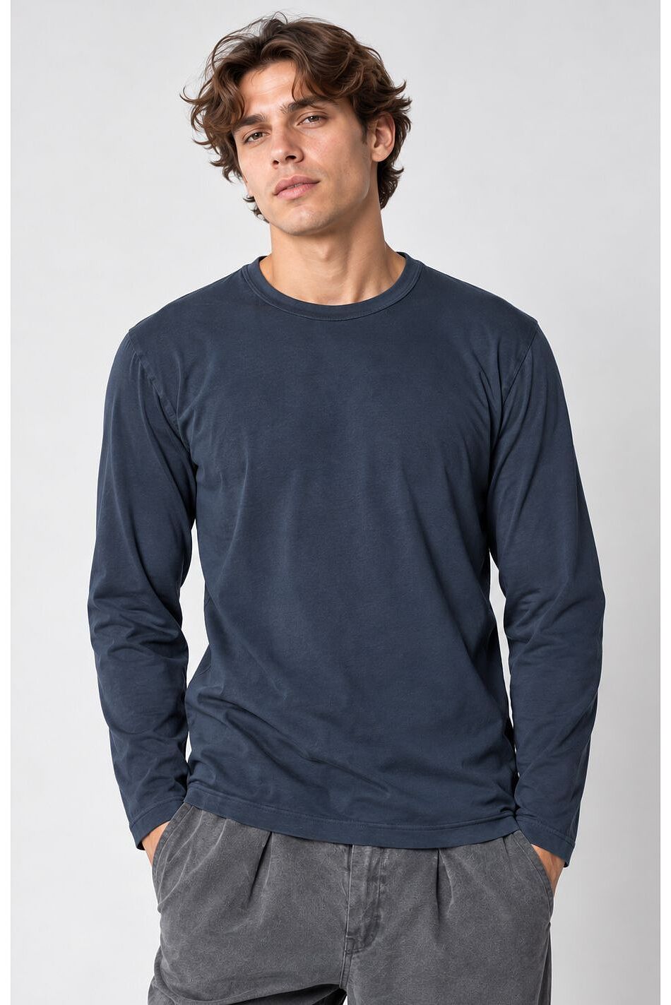 HASTT - LS TSHIRT CREW NECK
