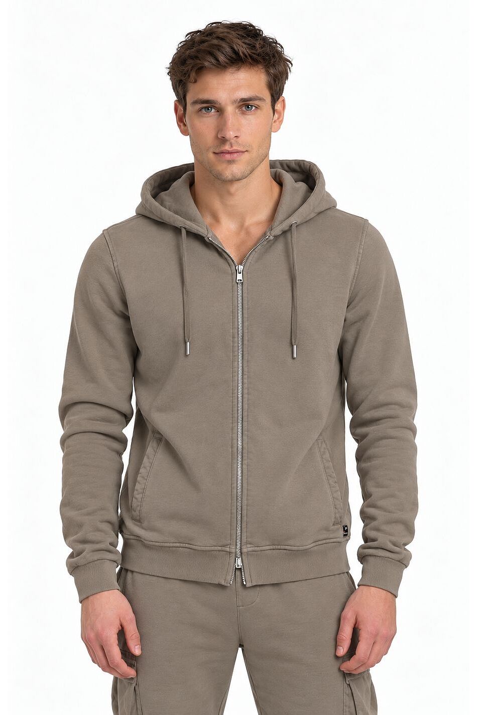SIBU T - ZIPPED HOODED
