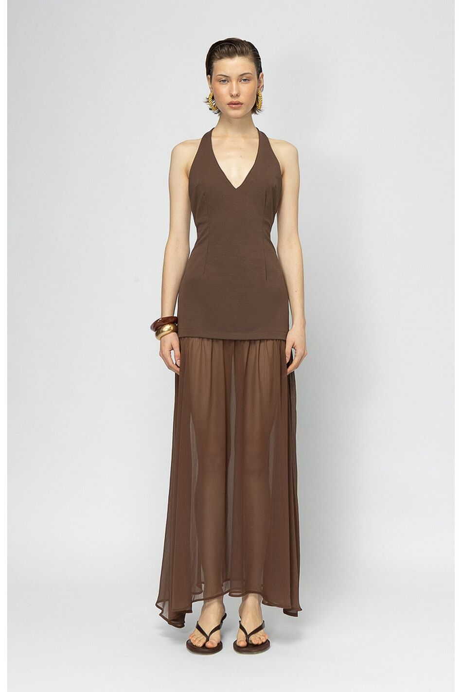 NECTARA BROWN DRESS