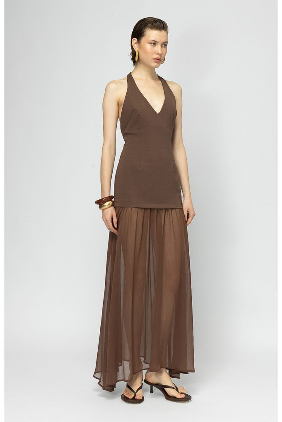 NECTARA BROWN DRESS