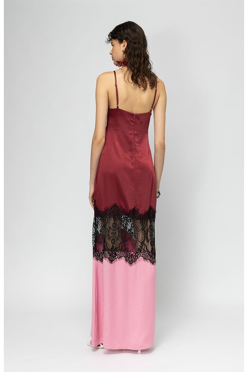 SAVAI BORDEAUX DRESS