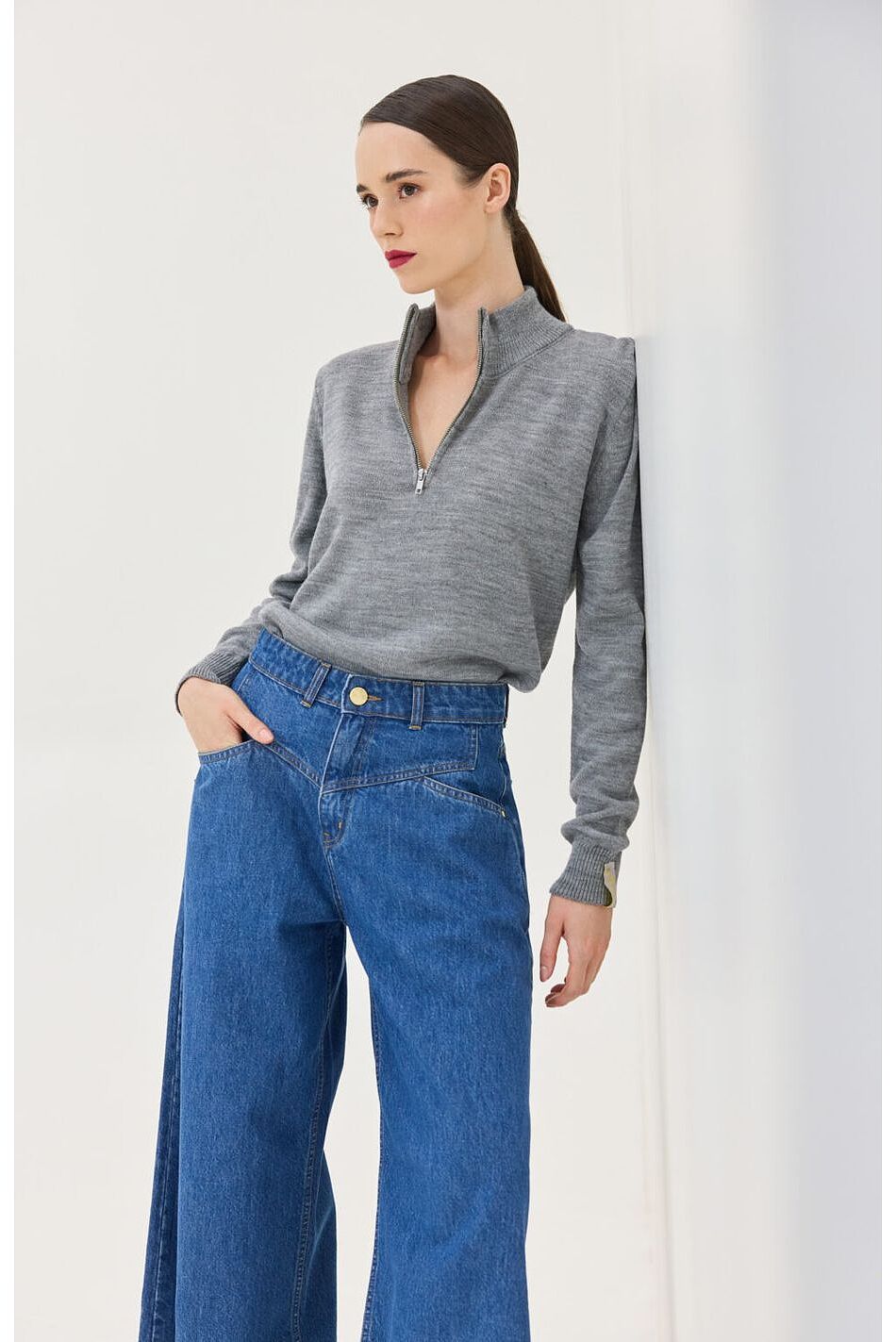 SPACE KNITTED TOP
