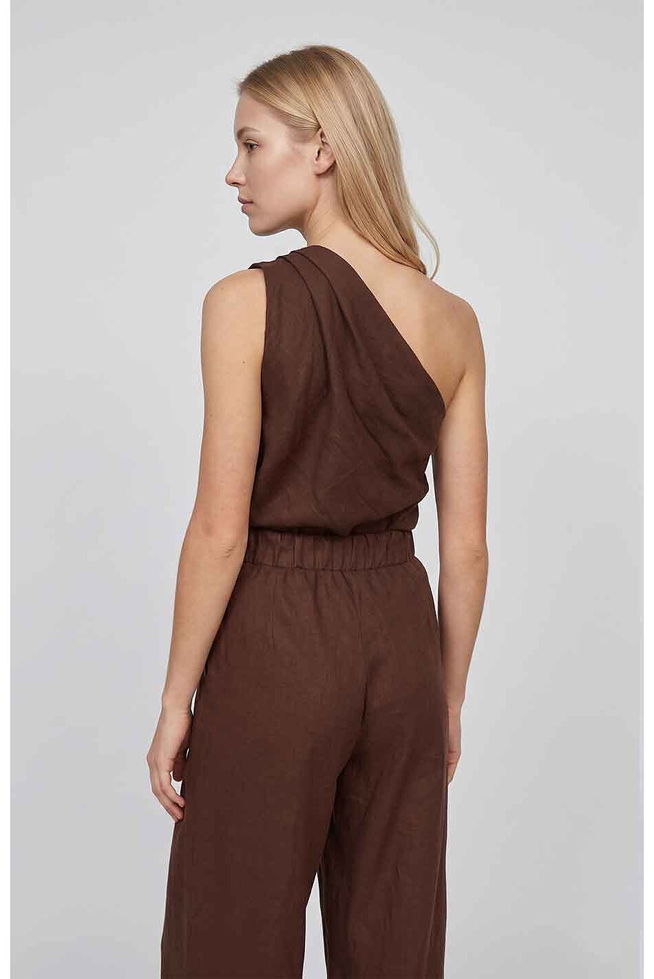 LINEN ONE SHOULDER TOP