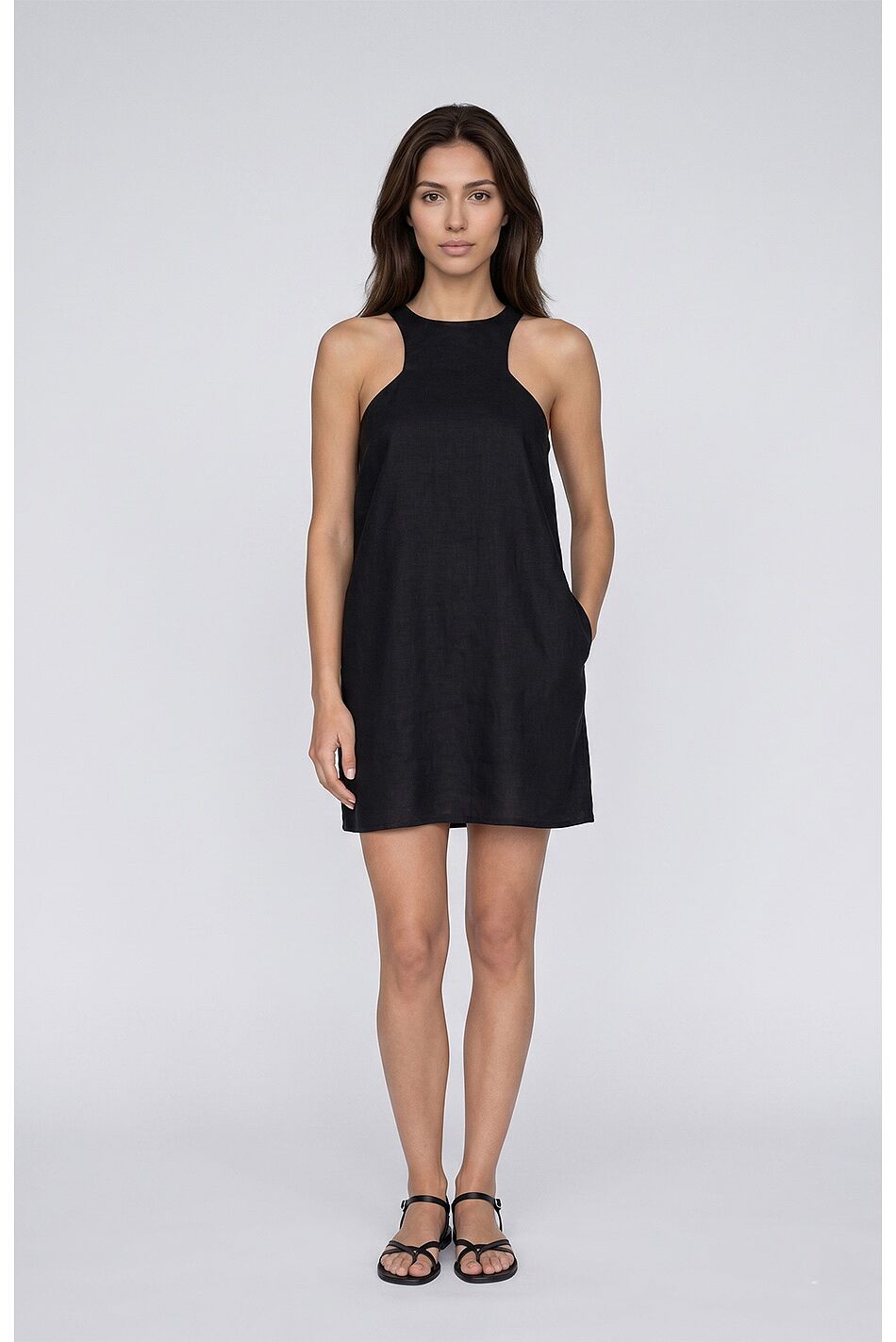 LINEN DRESS