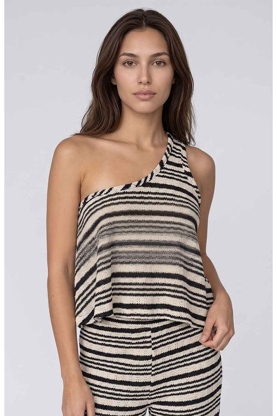 STRIPED KNIT TOP