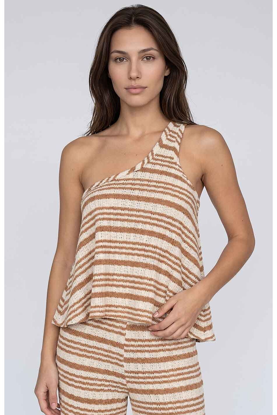 STRIPED KNIT TOP