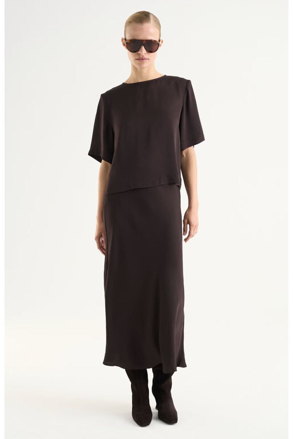TYNE SATIN SKIRT