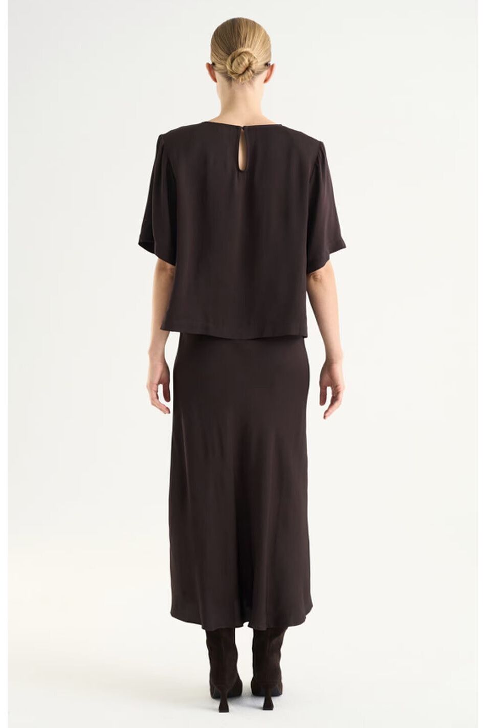 TYNE SATIN SKIRT