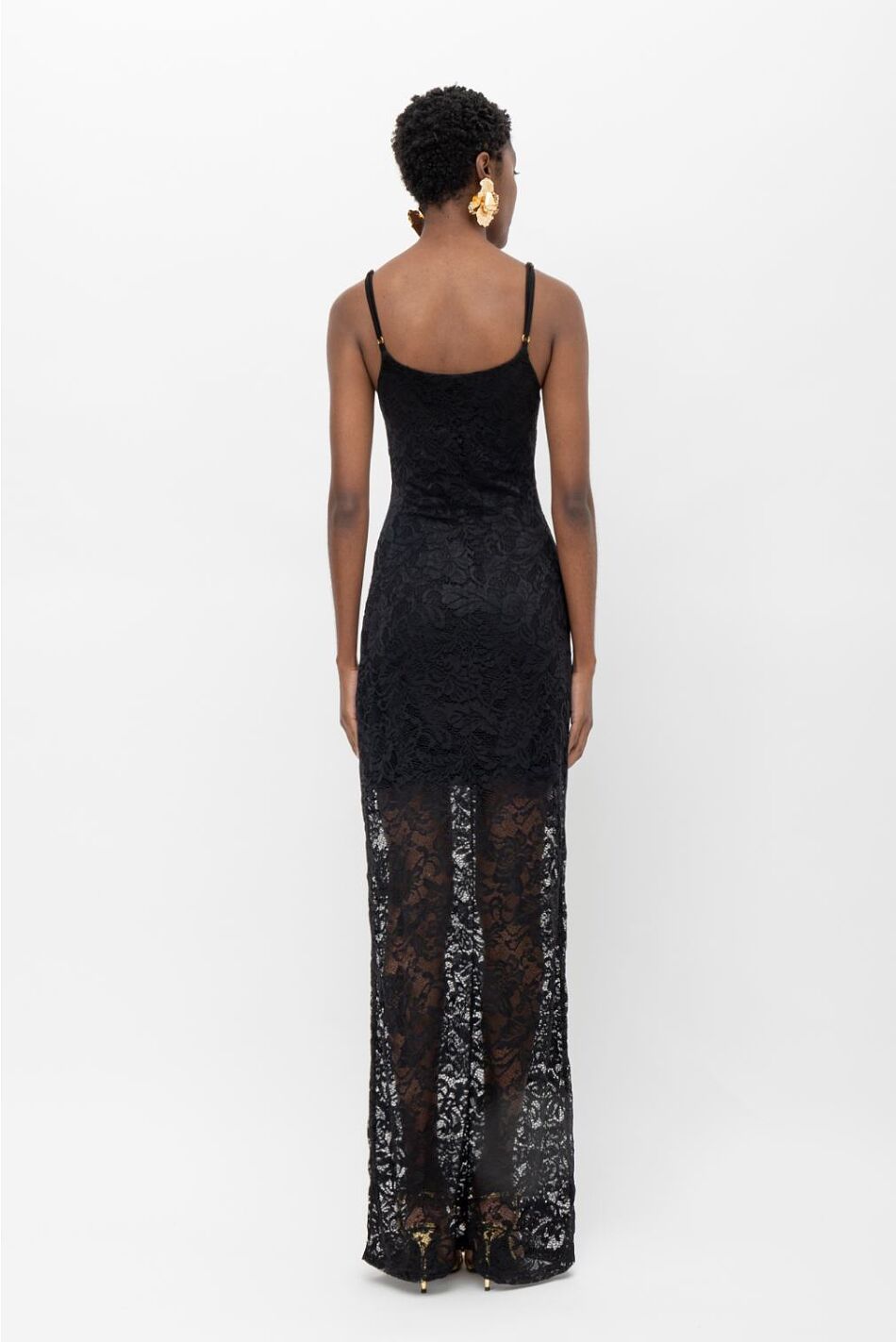 EVINA LONG LACE DRESS