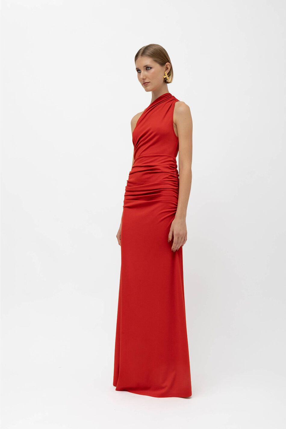 KHIARA ONE SHOULDER GOWN